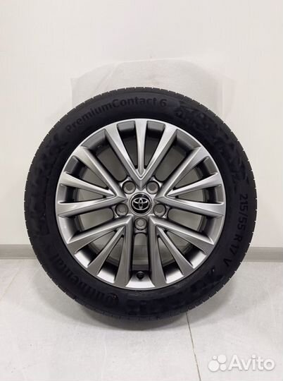 Новые Toyota Camry V55, Continental 215/55 R17