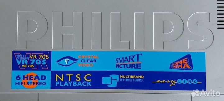 Видеомагнитофон Philips VR 705 hifi Stereo