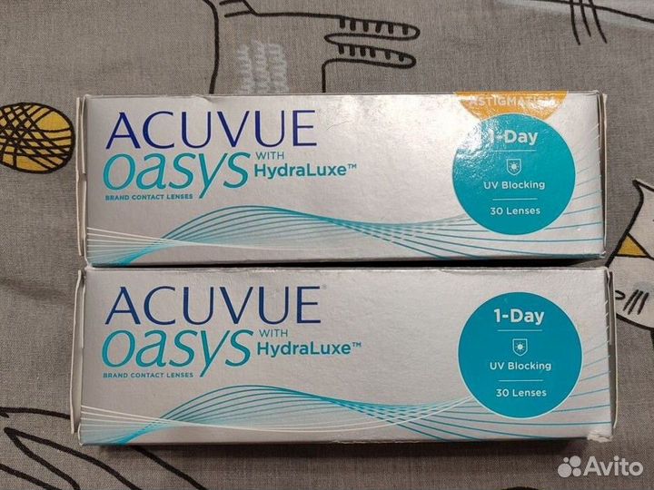 Линзы контактные acuvue oasys