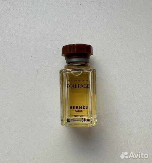 Hermes equipage eau de toilette 10 мл винтаж