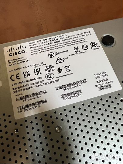 Межсетевой экран/firewall Cisco Firepower