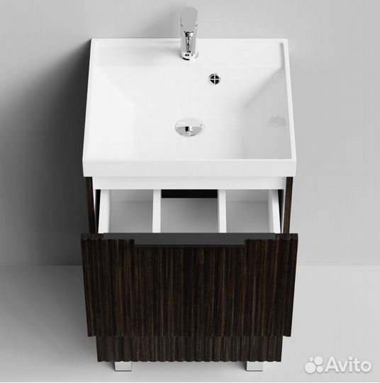 Тумба с раковиной Дольчи 50см напольный, Палисандр