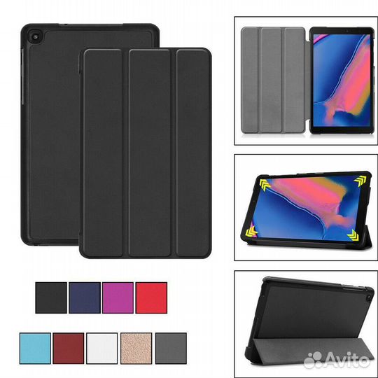 Кожаный чехол для Tab A 8.0 2019 T295