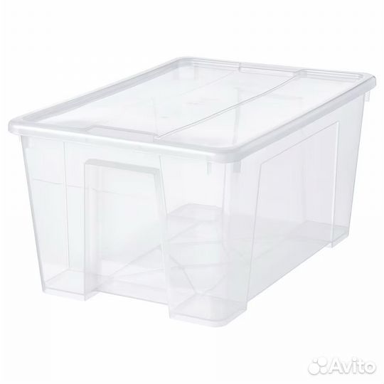 Ящик Контейнер пластиковый прозрачный IKEA