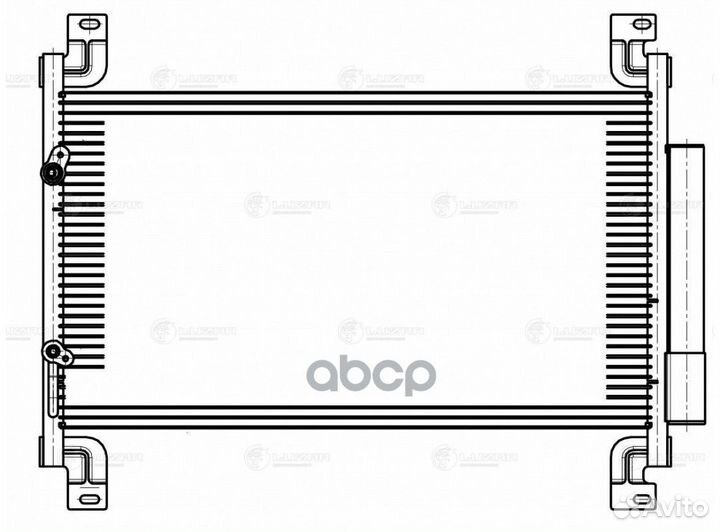 Lrac 03632 радиатор кондиционера УАЗ 3163 Патр