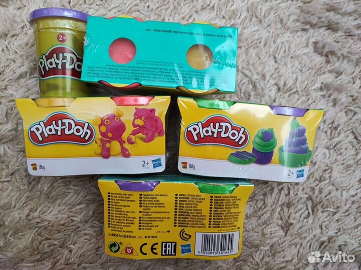 Масса для лепки Play-Doh Набор Шесть разных цвета