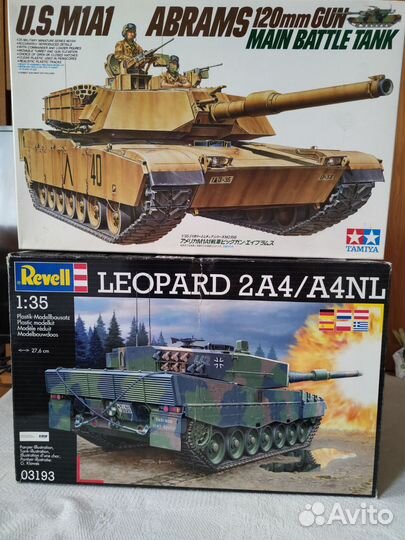 Сборная модель танка 1 35