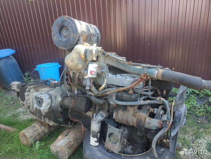 Двигатель с кпп Вольво фл 7