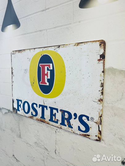 Декор на стену табличка Foster's