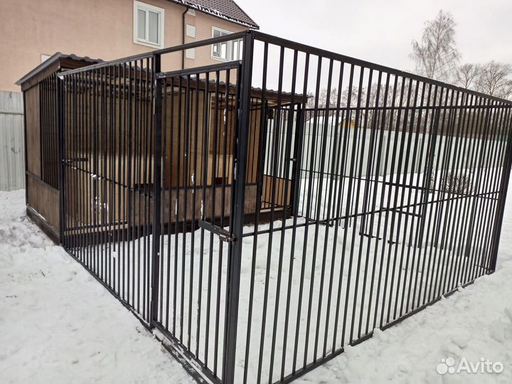 Вольер для собак с выгулом