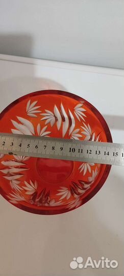 Посуда цветное стекло СССР