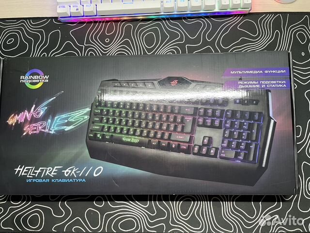 Игровая клавиатура dexp hellfire gk-110 купить в Каменске-Уральском ...