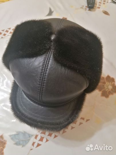 Меховая мужская кепка