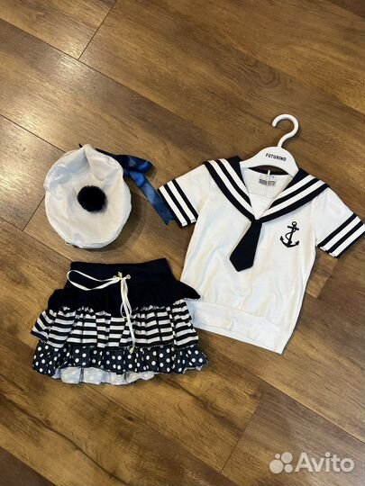 Костюм морской для девочек