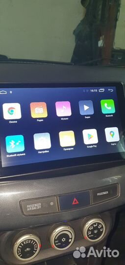 Магнитола android на mitsubishi lancer 10