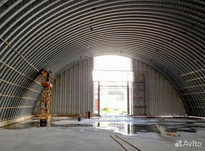 Быстровозводимые ангары в рассрочку 1340 кв.м