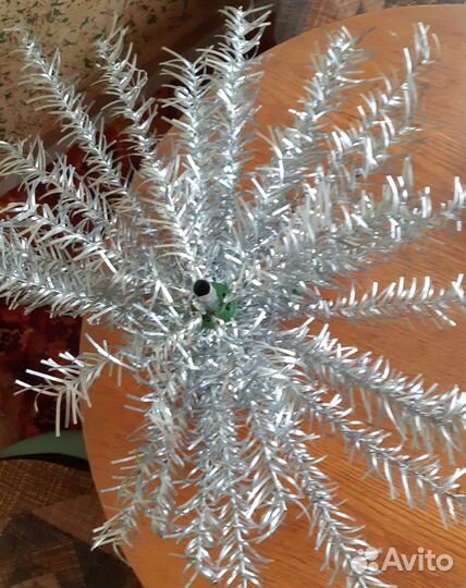 Ёлка Искусственная Винтаж СССР Серебристая