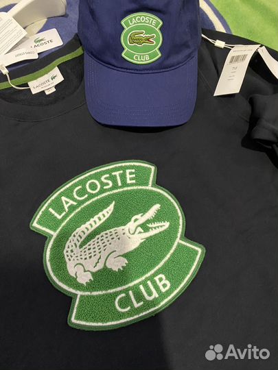 Свитшот новый lacoste club оригинал