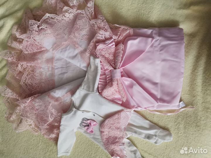 Конверт на выписку летний для девочки