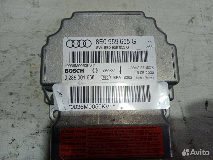 Блок управления airbag Audi A4 B7 2006 8E0959655