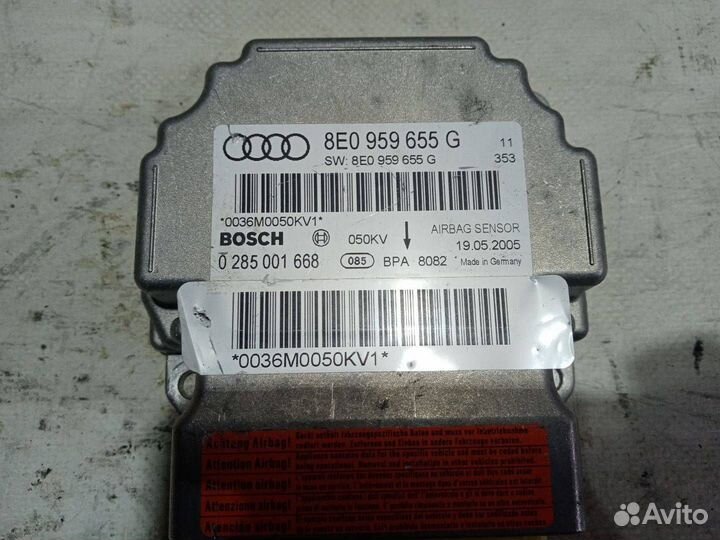 Блок управления airbag Audi A4 B7 2006 8E0959655