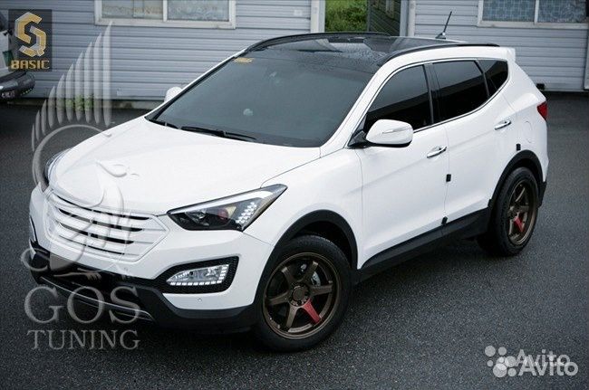 Решетка радиатора Hyundai Santa Fe DM / Санта Фе 3