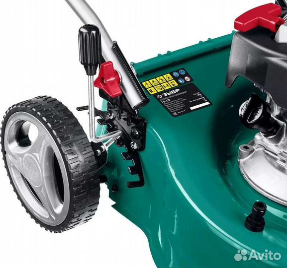 Газонокосилка бензиновая гб-410 зубр, 410мм