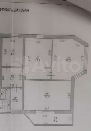 2-к. квартира, 69,1 м², 2/3 эт.
