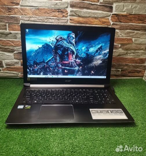Игровой ноутбук Acer i5 4ядра/1050ti 4Гб/ssd/8ozu