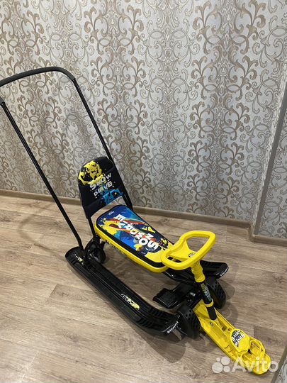 Снегокат с колёсами