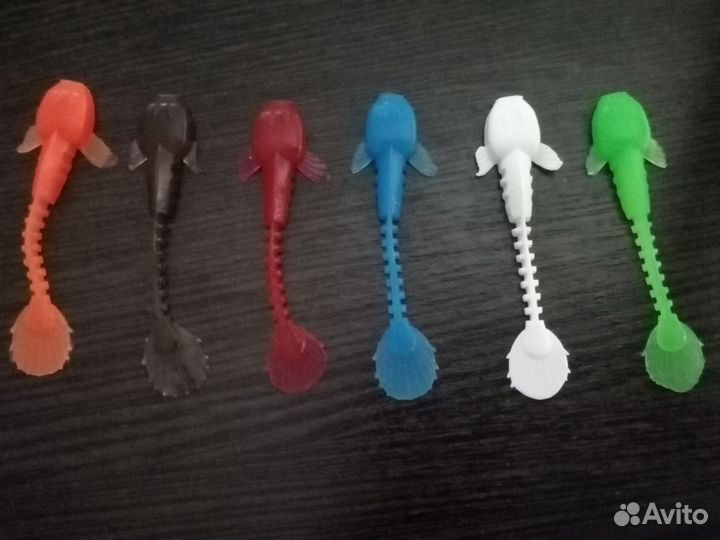 Силиконовые приманки. Мягкие. Аттрактант