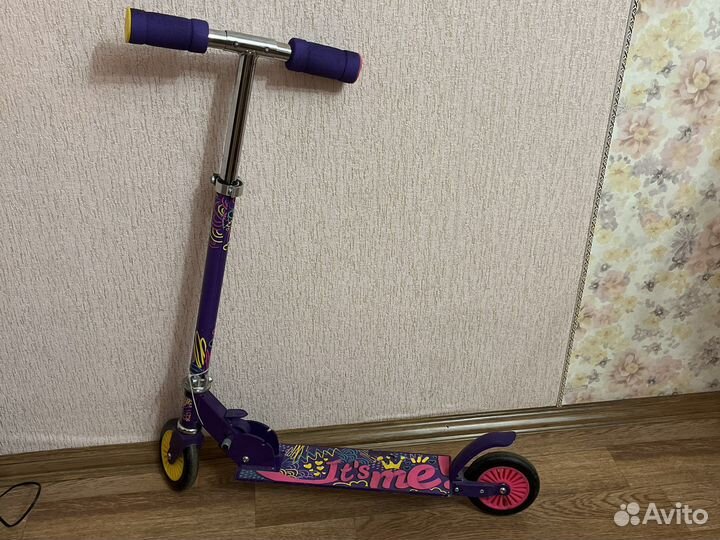 Самокат детский для девочки бу