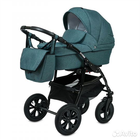 Коляска детская berta F 2в1 be 01 (изумруд) Alis