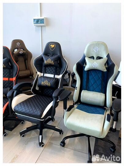 Игровое, компьютерное кресло с массажем