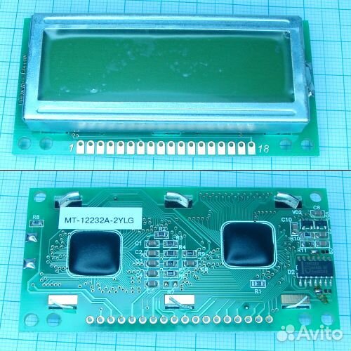 Графический ЖК индикатор MT-12232A-2YLG