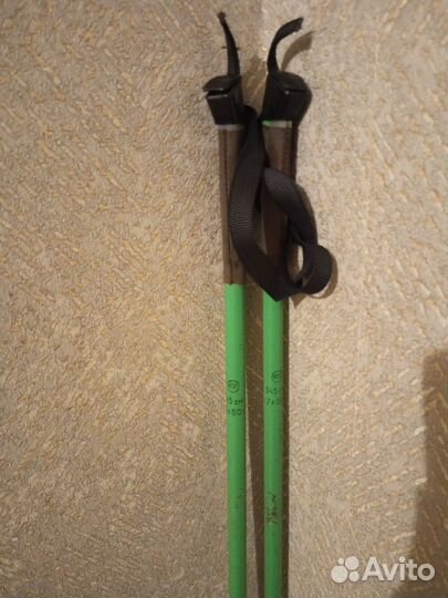 Лыжные палки 145 см СССР металл