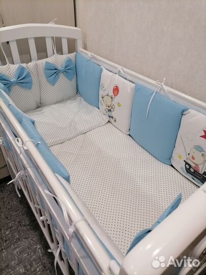 Бортики в детскую кроватку