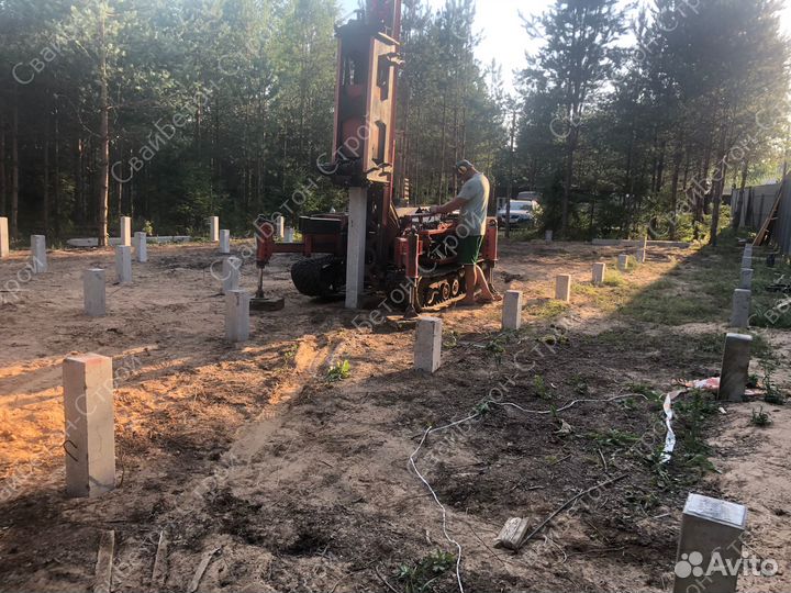 Забивные железобетонные сваи