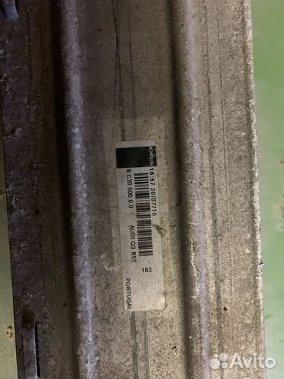 Интеркулер audi rs q3