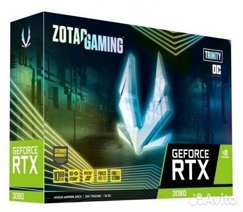 Видеокарта zotac gaming GeForce RTX 3080 Trinity