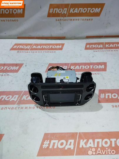 Магнитола Volkswagen Tiguan рест. 2014 5K0035190A