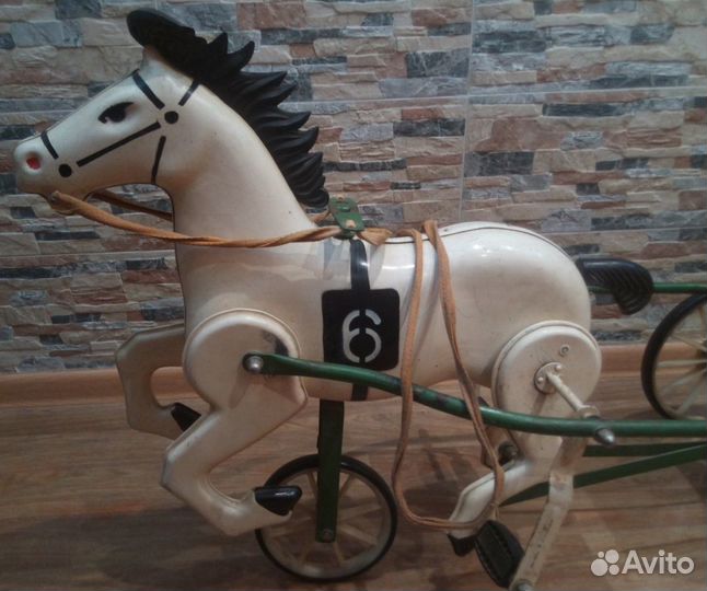 Педальная лошадка раритет