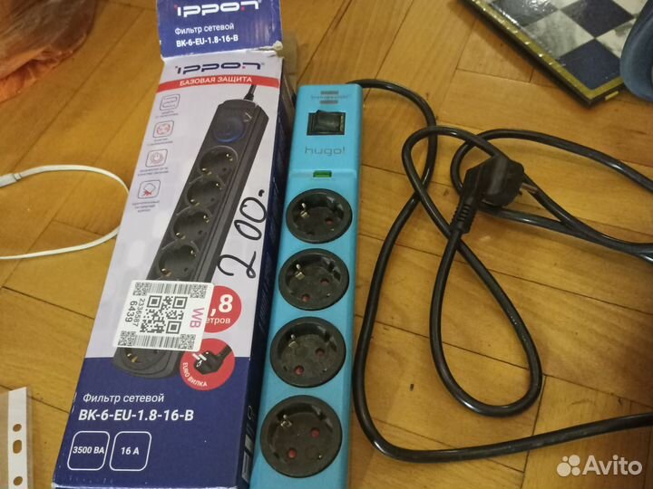 Сетевой фильтр удлинитель 1,8м