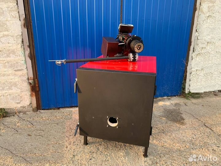 Котел стальной водогрейный на отработке