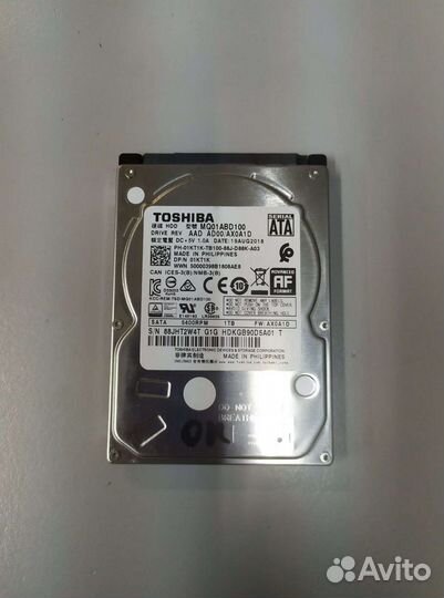 1Tb Toshiba (MQ01ABD100M) для ноутбука