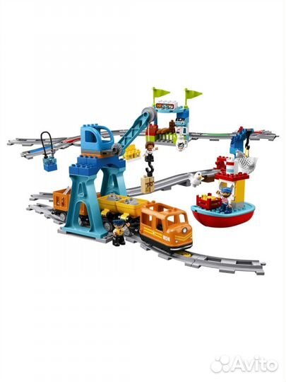 Новый Lego Duplo 10875 Грузовой поезд