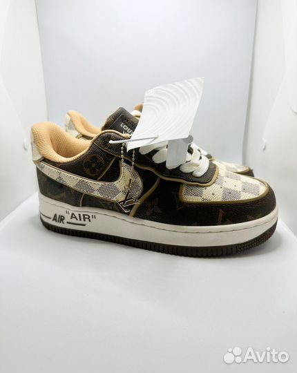 Кроссовки nike air force/louis vuitton кеды