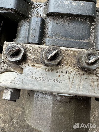 Volkswagen polo 5 блок ABS