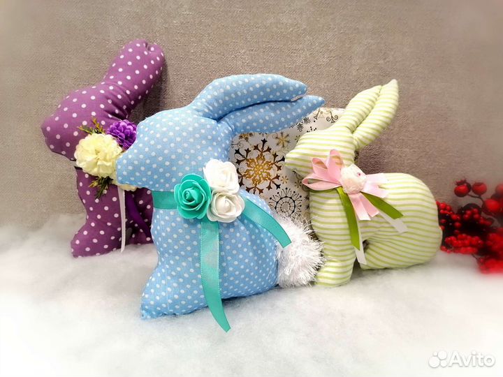 Кролик Тильда. Подарок Пасхальный декор. Поделки