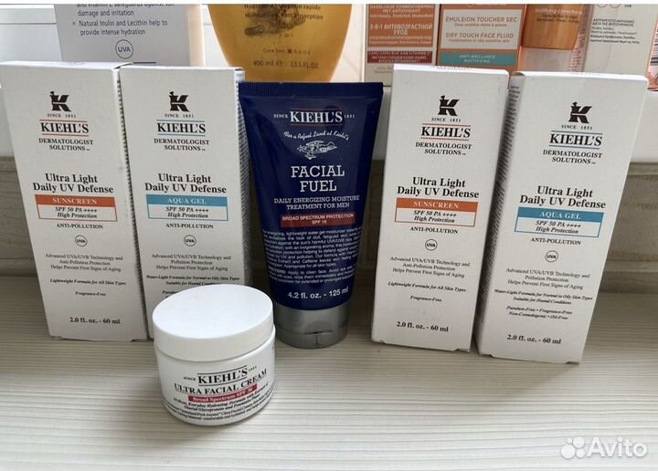 Солнцезащитные продукты Vichi, Kiehls, bioderma